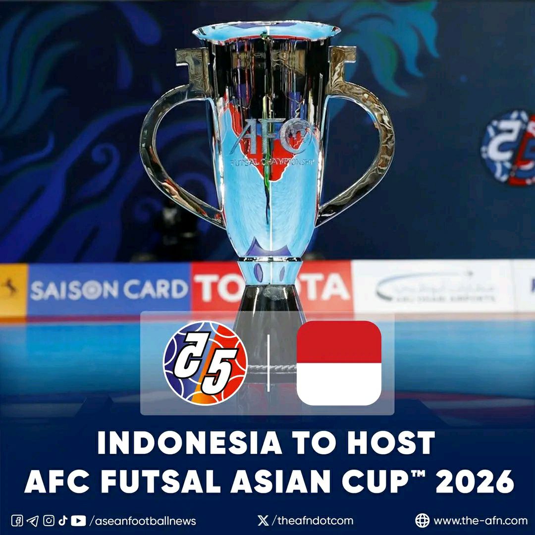 Indonesia will host the 2026 Futsal, AFC confirms.