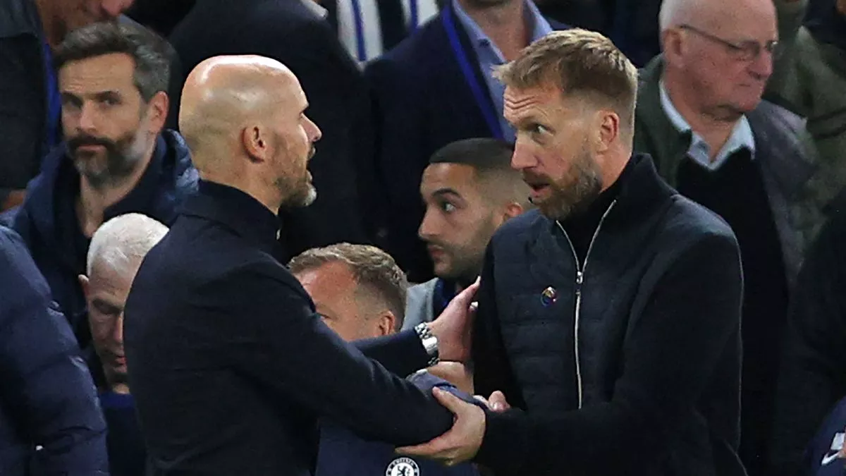 Erik ten Hag and Graham Potter to battle it out for job as Premier League clubs on red alert