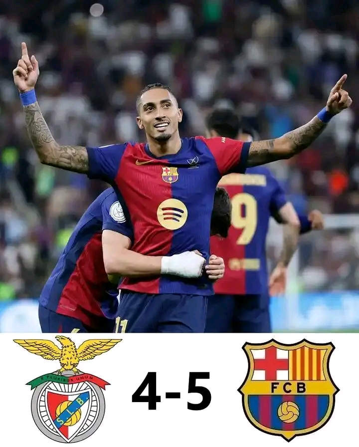 Champions League epic sees Barcelona win nine-goal thriller against Benfica