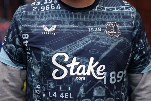 Everton sponsor Stake to leave UK after gambling probe into porn ad