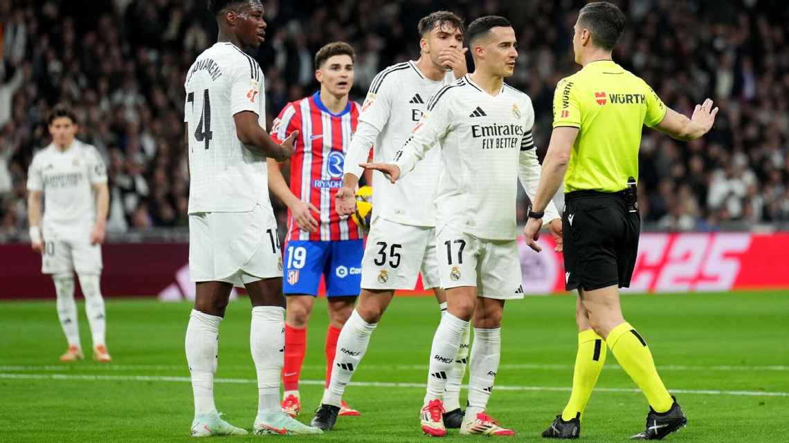 Real Madrid’s Carlo Ancelotti irked by VAR call in Atlético draw